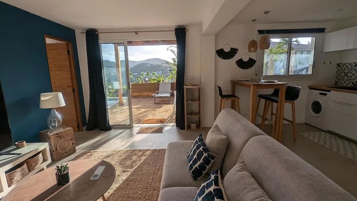 Tropical Haven 2 Pieces Contemporain Avec Piscine Apartment Les Trois-Ilets