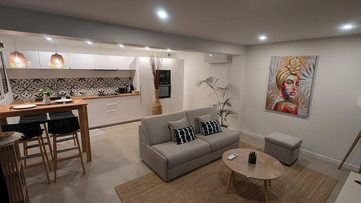 Tropical Haven 2 Pieces Contemporain Avec Piscine Apartment Les Trois-Ilets 0*,